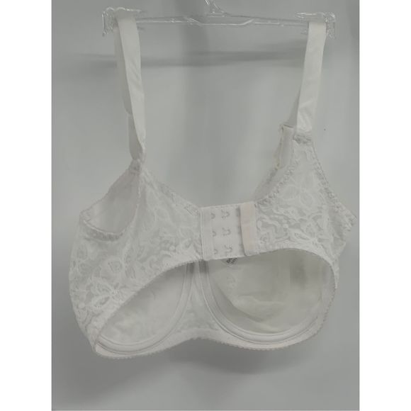 Bali Bra Lace Smooth Women 36 DD White Seamless Underwire New No Tags - Picture 6 of 10